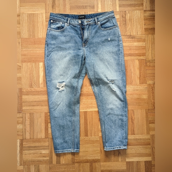 Frank & Oak Billie Boyfriend Ripped Jean Size 29 - Picture 1 of 5